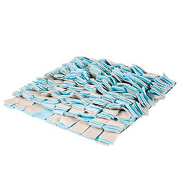 Duvo+ Intelligenzspielzeug Snackmatte aus Fleece für Hunde in Blau und Grau – Bild 1 von 5