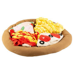 Duvo+ Intelligenzspielzeug Snackmatte leckere Pizza aus Filz für Hunde aller Größen – Bild 1 von 5