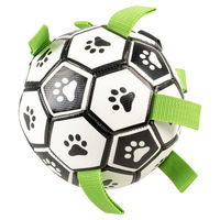 Produktbild von Duvo+ Interaktiver Fußball für Hunde aus Kunstleder, Bunt - 18 cm