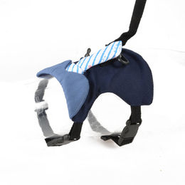 Duvo+ Kaninchengeschirr Smoking Blau Schwarz mit Leine – Bild 1 von 2