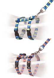 Duvo+ Kätzchen Spazierset Fischgräte mit Halsband und Leine – Bild 1 von 3