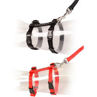 Produktbild von Duvo+ Katzen-Spazierset Diamanten mit Leine aus Nylon für Outdoor-Komfort
