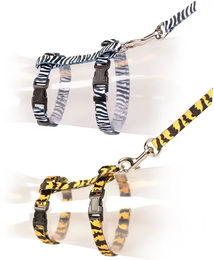 Duvo+ Katzen-Spazierset mit Leine und Halsband für große Katzen in verschiedenen Farben – Bild 1 von 3