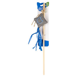 Produktbild von Duvo+ Katzen-Spielangel Eco Navy Kite mit Katzenminze aus Polyester in Blau