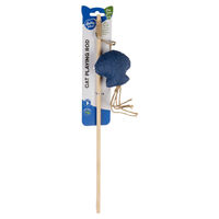 Produktbild von Duvo+ Katzen-Spielangel Eco Navy Oktopus mit Katzenminze aus Polyester in Blau