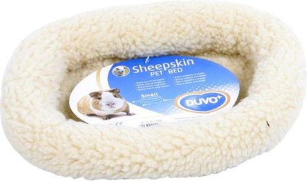 DUVO+ Katzenbett Oval aus Schaffell in Braun – Bild 1 von 1