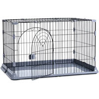 Produktbild von Duvo+ Katzengehege schwarz für Katzen aller Altersstufen