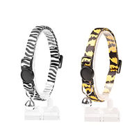 Produktbild von Duvo+ Katzenhalsband aus Nylon mit Sicherheitsvorrichtung und Glöckchen 20-30 cm