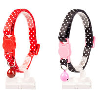 Produktbild von Duvo+ Katzenhalsband aus Nylon mit weißen Bällen und Sicherheitsschloss 20-30 cm - 1 Stk.