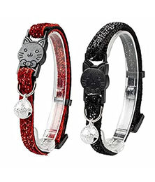 Duvo+ Katzenhalsband Glitter Nylon mit Sicherheitsvorrichtung 20-30 cm – Bild 1 von 5