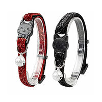 Produktbild von Duvo+ Katzenhalsband Glitter Nylon mit Sicherheitsvorrichtung 20-30 cm