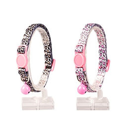 Duvo+ Katzenhalsband Panther aus Nylon in Schwarz/Rosa mit Sicherheitsvorrichtung 20-30 cm - 20 cm – Bild 1 von 6