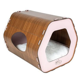 Duvo+ Katzenhaus aus MDF in Rose 36x40x34cm – Bild 1 von 3