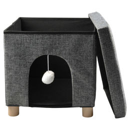 Duvo+ Katzenkratzhaus Gina Kratzmatte aus Sisal in Grau – Bild 1 von 4