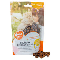 Produktbild von Duvo+ Katzensnack Crunchy Chicken Balls mit Zahnpflege 50 g - 50 g