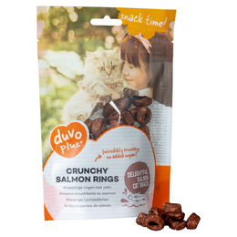 Produktbild von Duvo+ Katzensnack Crunchy Salmon Rings Lachs 50 g - 50 g