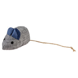 Produktbild von Duvo+ Katzenspielzeug Eco Navy Maus mit Katzenminze aus Polyester - 1 Stk.