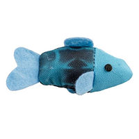 Produktbild von Duvo+ Katzenspielzeug Flash Fische aus Stoff mit Katzenminze blau/grün 2 Stück