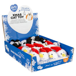 Duvo+ Katzenspielzeug Fluffy Schneebälle aus Plüsch in Weiß – Bild 1 von 3