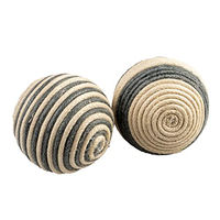 Produktbild von Duvo+ Katzenspielzeug Rope Bälle aus Baumwolle grau 2 Stück