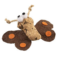 Produktbild von Duvo+ Katzenspielzeug Schmetterling aus Kork Braun mit Catnip
