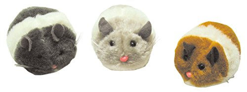 Duvo+ Katzenspielzeug Wollemaus mit Katzenminze in Blau und Rosa – Bild 1 von 4