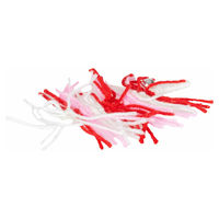 Produktbild von Duvo+ Katzenspielzeug Wooly Stick mit Glocke rot/weiß aus Wolle