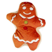Produktbild von Duvo+ Katzenspielzeug Xmas Fluffy Lebkuchenfrau Plüschspielzeug mit Katzenminze