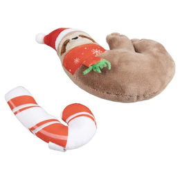 Duvo+ Katzenspielzeug Xmas Knister-Faultier und Zuckerstange – Bild 1 von 1