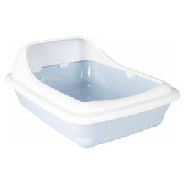 Produktbild von Duvo+ Katzentoilette Birba offene Schalentoilette aus Kunststoff Blau Größe L für Kitten