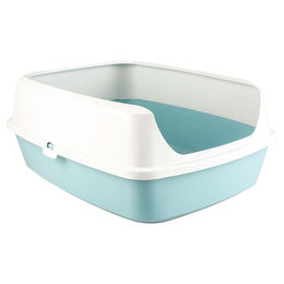Produktbild von Duvo+ Katzentoilette Macy ECO offene Schalentoilette aus Kunststoff weiß/bunt