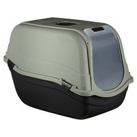 Produktbild von Duvo+ Katzentoilette Romeo Eco Maxi Haubentoilette aus Kunststoff Grün Schwarz Grau