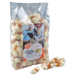 Produktbild von Duvo+ Kausnack Rindshaut und Huhn für Hunde 1000 g - 1000 g
