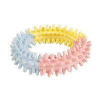 Produktbild von Duvo+ Kauspielzeug Puppy TPR Beißring aus Gummi für Welpen Größe S Bunt - 11 cm