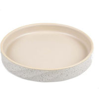Produktbild von Duvo+ Keramik Futternapf für Katzen Stone Wavy in Grau Grün Beige Größe L