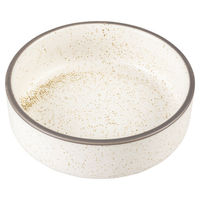 Produktbild von Duvo+ Keramik-Futternapf Stone Speckle Weiß für Hunde und Katzen 330 ml