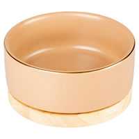 Produktbild von Duvo+ Keramik-Futternapf Stone Timber für Hunde Rosa Beige - 0,45 l
