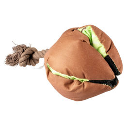 Duvo+ Kiwi Snackspielzeug für Hunde aus Oxford-Gewebe braun/grün Intelligenzspielzeug für Welpen – Bild 1 von 5