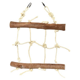 Duvo+ Kletterseil aus Javaholz für Vögel Braun 40x35x3 cm – Bild 1 von 2