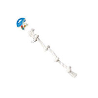 Produktbild von Duvo+ Kletterseil für Papageien aus Baumwolle mit sechs Knoten 74 cm