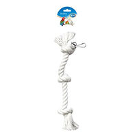 Produktbild von Duvo+ Kletterseil für Papageien aus Baumwolle weiß 38 cm - 38 cm