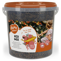 Produktbild von Duvo+ Koi Mix Hauptfutter für Teichfische mit Fisch, Geflügel und Insekten 6 mm 10 kg