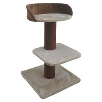 Produktbild von Duvo+ Kratzbaum Gloria für Katzen beige/orange mit Plüsch 60x60x100cm