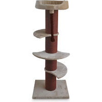 Produktbild von Duvo+ Kratzbaum Gustav für Katzen aus Sisal in Beige Orange Braun 154x60x50 cm