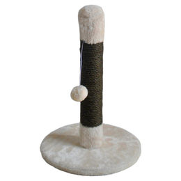 Duvo+ Kratzbaum Sole Grau für Katzen mit Sisal und Spielball 45cm – Bild 1 von 3