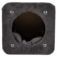 Produktbild von Duvo+ Kratzbrett Square Schwarz für Katzen mit Sisal 30x30x28cm