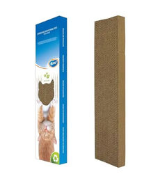 DUVO+ Kratzpappe für Katzen mit Catnip in Braun – Bild 1 von 3