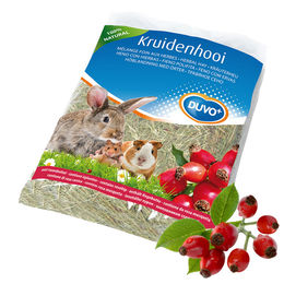 Duvo+ Kräuter-Heu mit Hagebutten für Kaninchen 500 g - 500 g – Bild 1 von 3