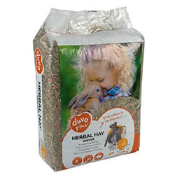 Produktbild von Duvo+ Kräuterheu mit Karotte für Kaninchen 1 kg - 1 kg
