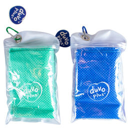 Duvo+ Kühlhandtuch und Reinigungstuch für Hunde aus Kunstleder in Türkis 64x43 cm – Bild 1 von 3